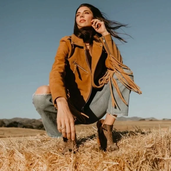 Western & Co Urban Cowgirl Retro Biker Jacket - Picture 3 of 10